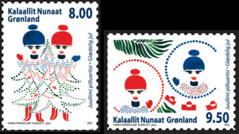 Grönland julfrimärken 2012