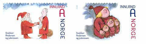 Norge Julfrimärken 2012