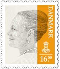 Danmark frimärken 20130304 Drottning Margrethe II