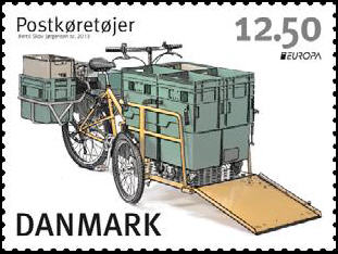 Danmark frimärken 20130304 Europa 2013 - Postfordon