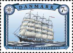 Danmark Danska segelfartyg KØBENHAVN