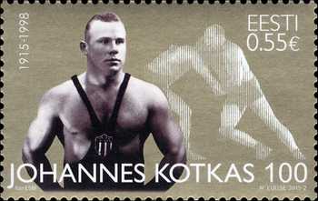 Estland frimärke 20150203 Johannes Kotkas