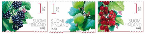 Finland frimärken 20130308 Trädgårdsbär
