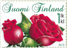 Finland frimärken 20130308 Rosor
