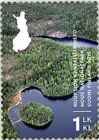 Finland frimärken 20130506 Nuuksio Nationalpark. 