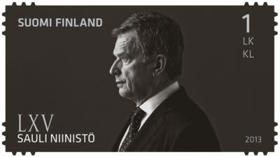 Finland frimärken 20130823 Sauli Niinistö