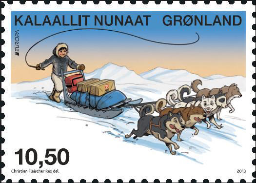 Grönland postfordon hundsläde