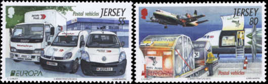 Jersey europafrimärken