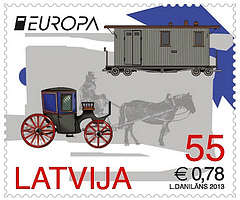 Lettland frimärken 20130308 Europa 2013