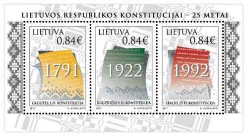 Konstitutionerna 1791, 1922 och 1992. 