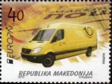 Makedonien europafrimärke 2013
