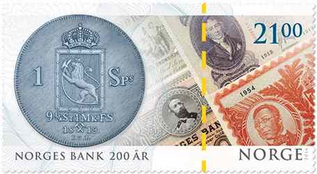 Norges Bank, mynt sedlar