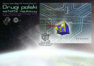 Polen FDC 20130731 Satellit