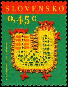 Easter stamp Slovakien