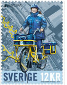 Frimärke Sverige EUROPA 2013 - Post på väg