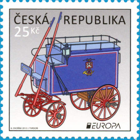 Tjeckien europafrimärke 2013