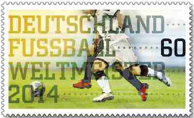 Tyskland frimärken 20140717 Fotbolls-VM 2014