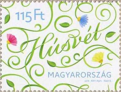 Easter stamp Ungern